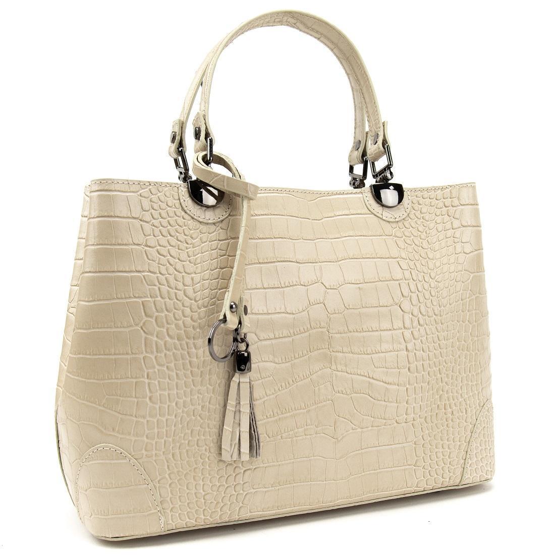 Женская сумка классическая Firenze Italy F-IT-7603B Бежевый (2656560106)