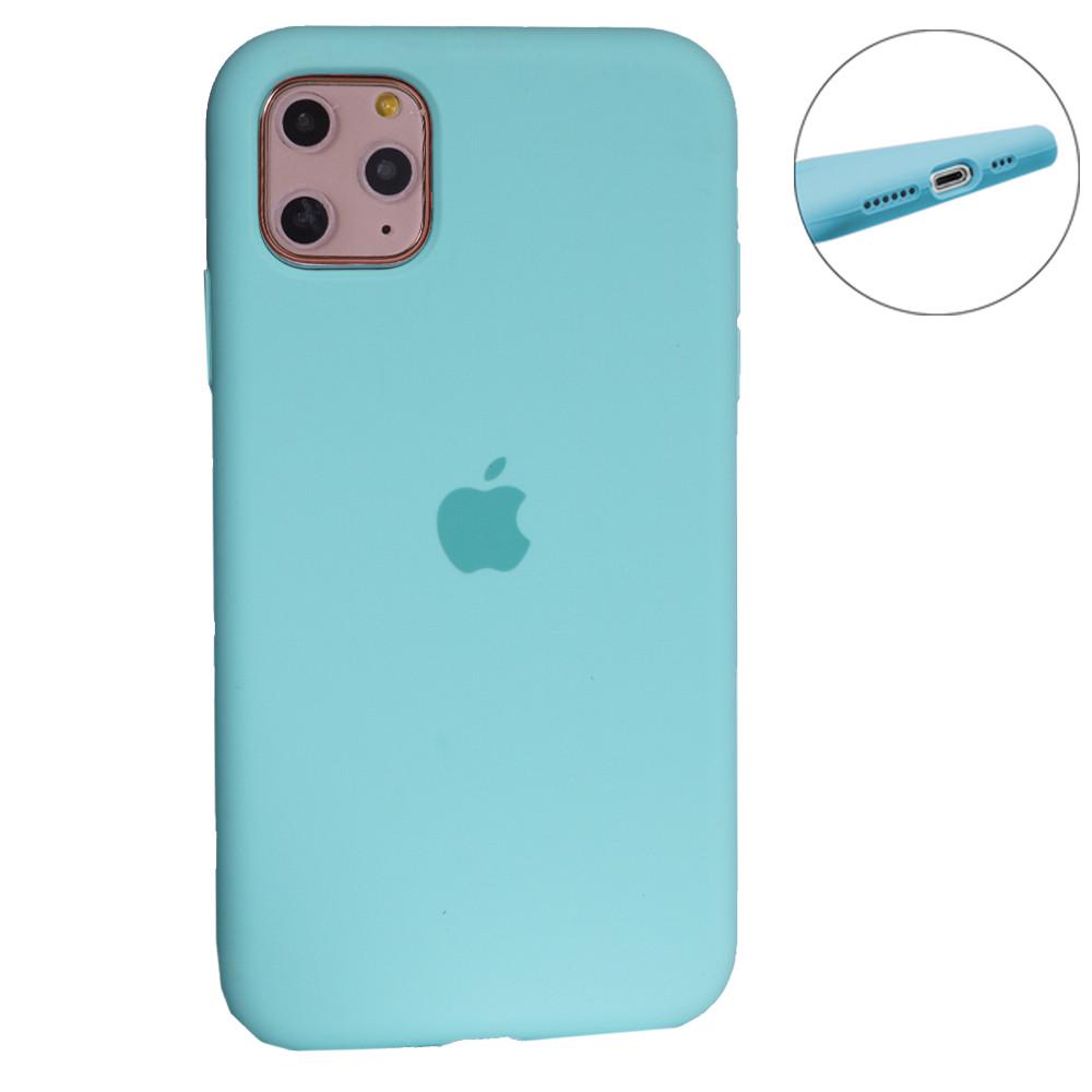 Чохол для Apple iPhone 12 Mini Silicone Full Size Series Turquoise