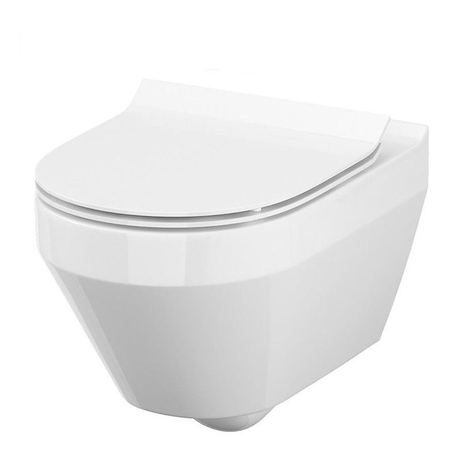 Унитаз подвесной Cersanit CET В216 Crea Clean On Oval с крышкой дюропласт Lift Slim PL (000021983) Унитаз подвесной Cersanit CET В216 Crea Clean On Oval с крышкой дюропласт Lift Slim PL (000021983)