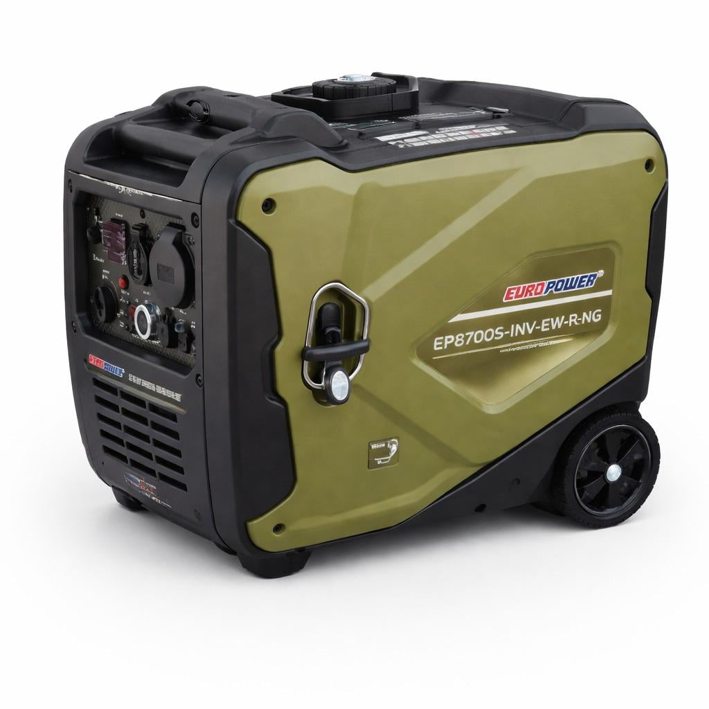 Генератор инверторный двухтопливный Euro Power EP8700S-INV-EW-R-NG 5 кВт (33132814)