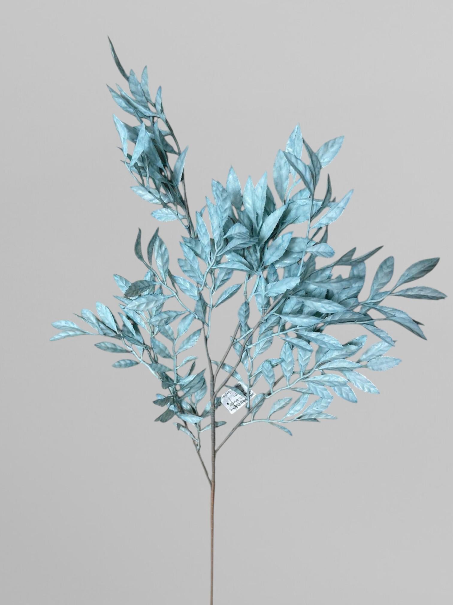 Штучна флористична гілка 104 см Блакитний (Р03055)