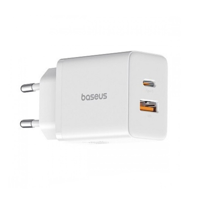 Зарядний пристрій мережевий BASEUS Cube Fast Charger USB/Type-C P10111404213-00 30W White