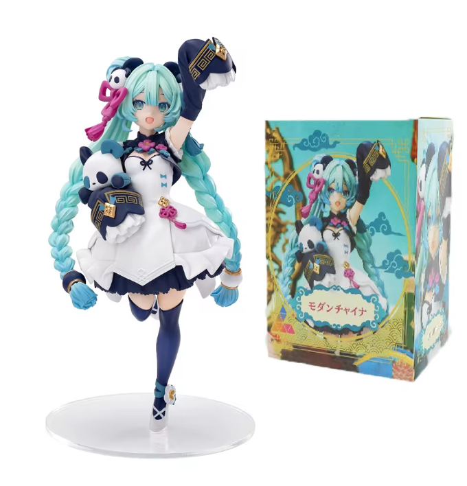 Анимефигурка коллекционная Хацуне Мику Hatsune Miku Modern China с пандой PVC 18 см (1625)
