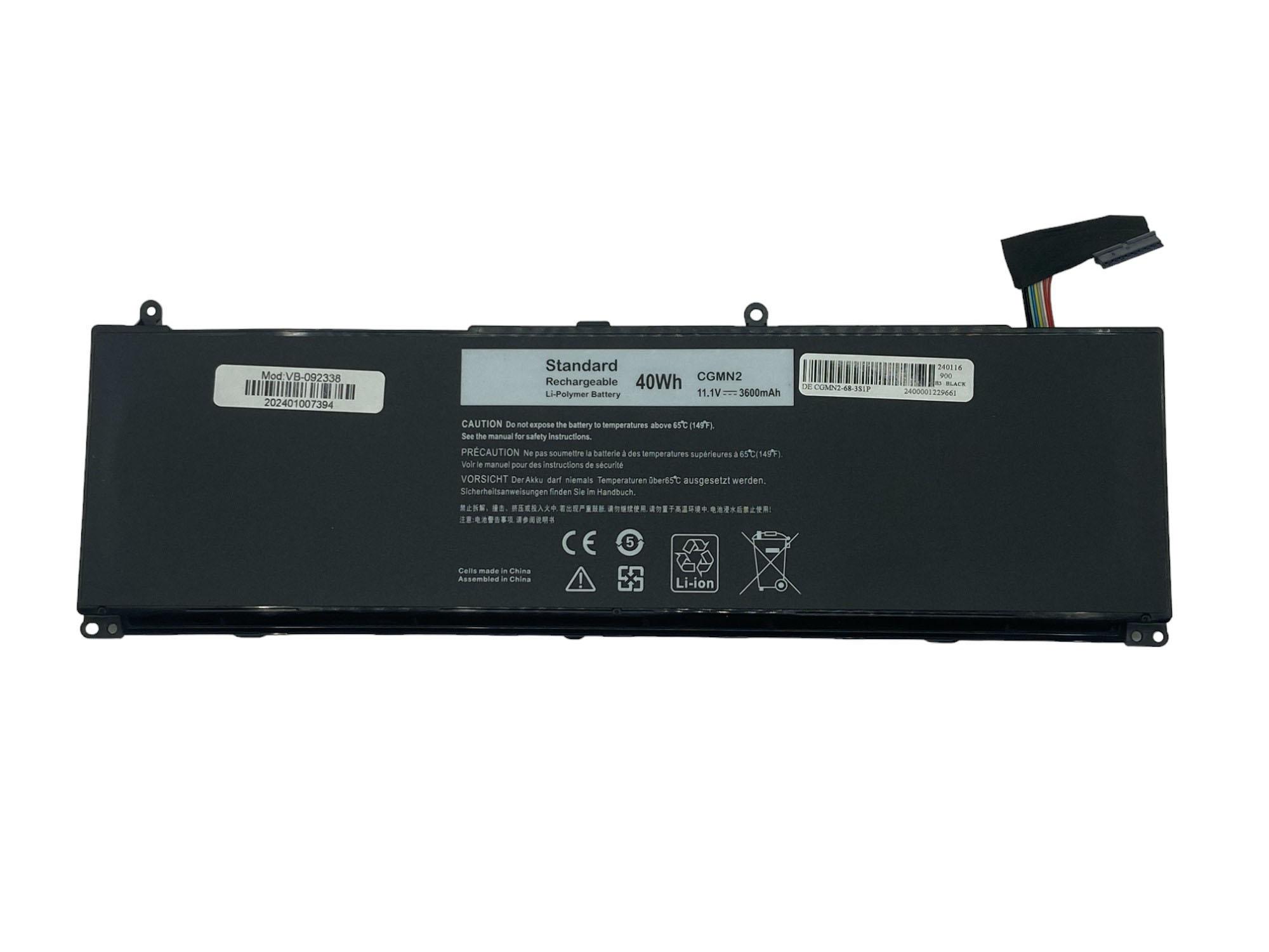 Аккумулятор для ноутбука Dell N33WY Inspiron 11 3000 11,1V 3600 mAh OEM Black