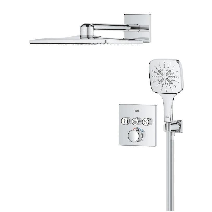 Душова система Grohe Grohtherm SmartControl Rainshower 310 Cube (34864000) - фото 4 Душова система Grohe Grohtherm SmartControl Rainshower 310 Cube (34864000) - фото 4