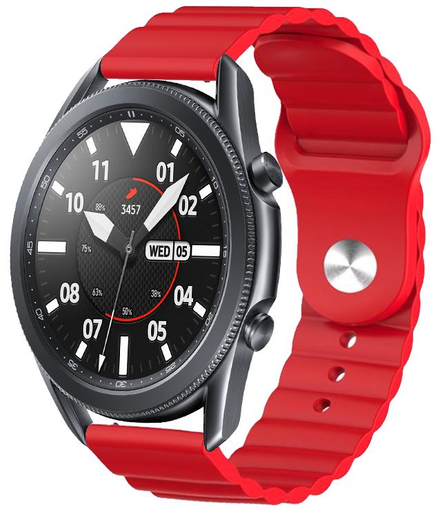 Ремешок Wave для Galaxy Watch 3 45 мм Red (16588) Ремешок Wave для Galaxy Watch 3 45 мм Red (16588)