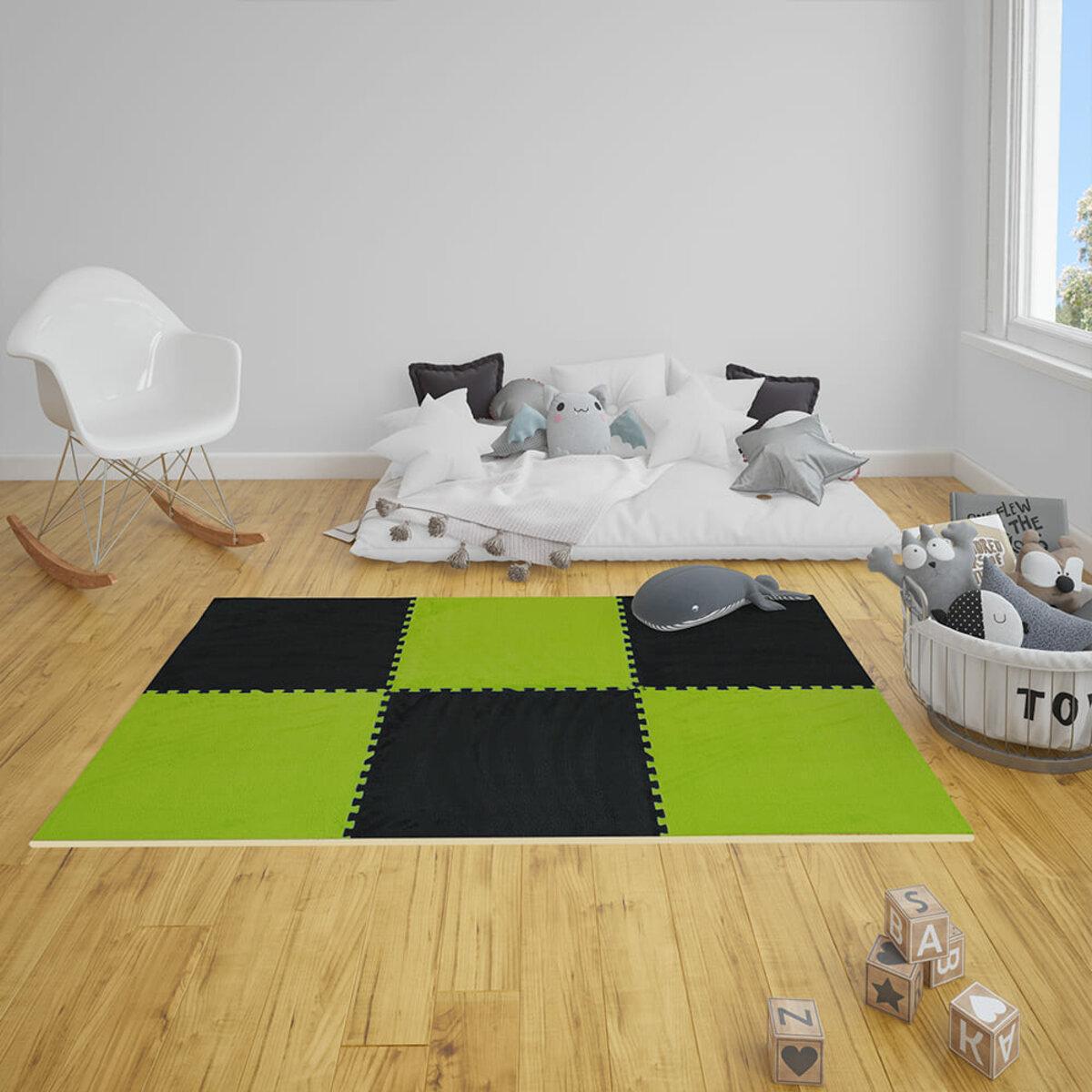 Підлога-пазл плюшевий 60х60х1 см Чорний (D SW-00002079) - фото 8 Підлога-пазл плюшевий 60х60х1 см Чорний (D SW-00002079) - фото 8