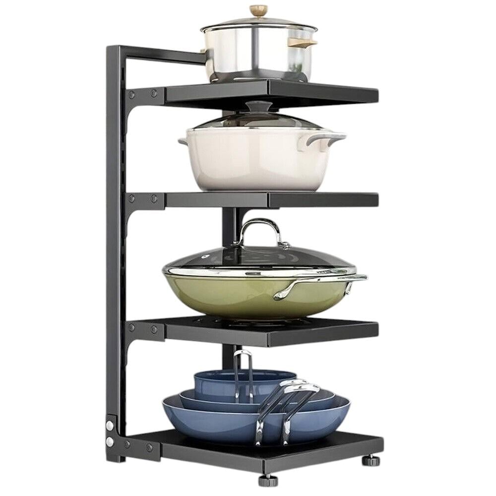 Полка-органайзер кухонный под кастрюли 22х27х50 см (R94696) - фото 2 Полка-органайзер кухонный под кастрюли 22х27х50 см (R94696) - фото 2