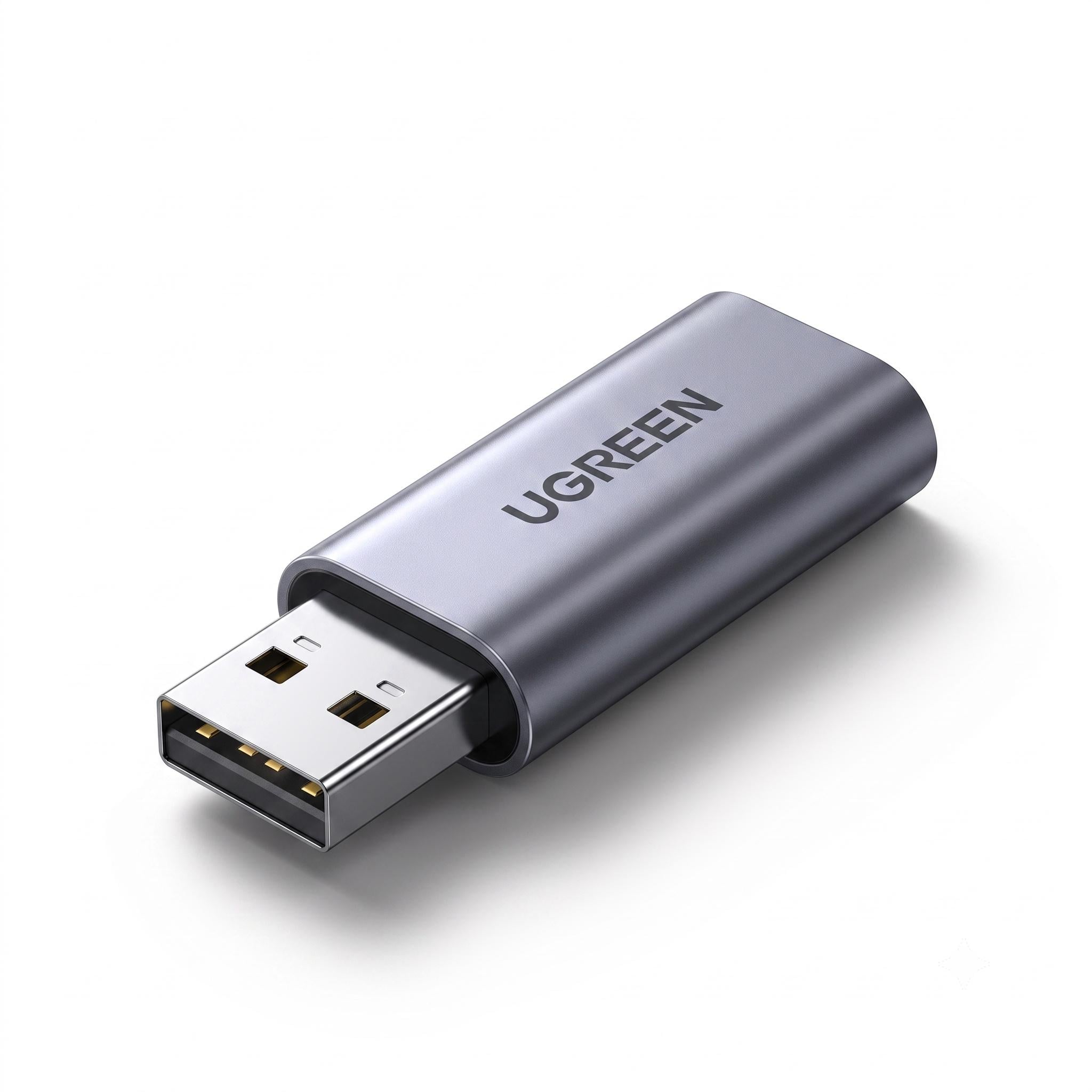 Звукова карта зовнішня UGREEN CM383 USB-A на TRRS 3,5 мм Темно-сірий (80864) Звукова карта зовнішня UGREEN CM383 USB-A на TRRS 3,5 мм Темно-сірий (80864)