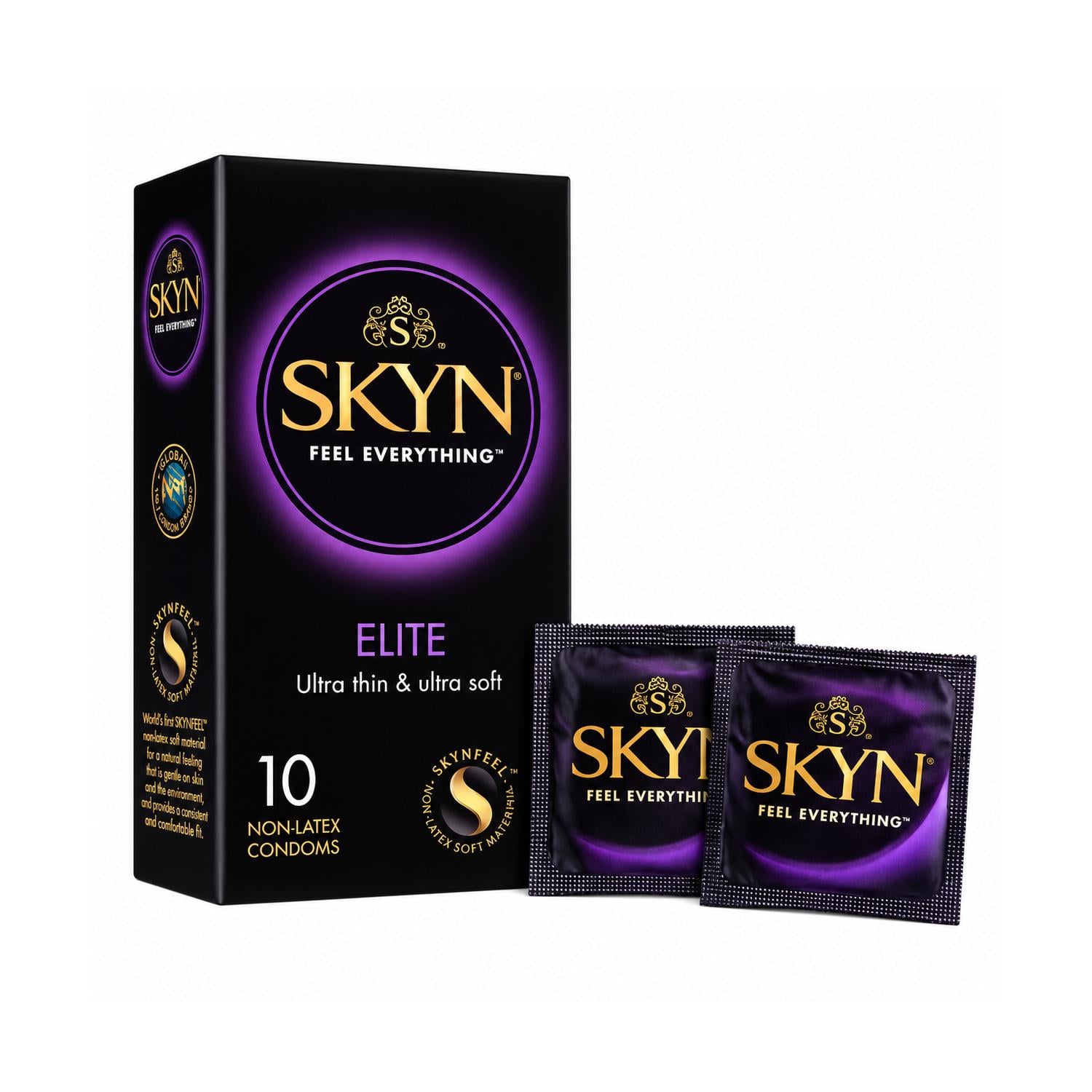 Презервативы SKYN Elite безлатексные ультратонкие полиизопреновые 12 шт. (3012716639)