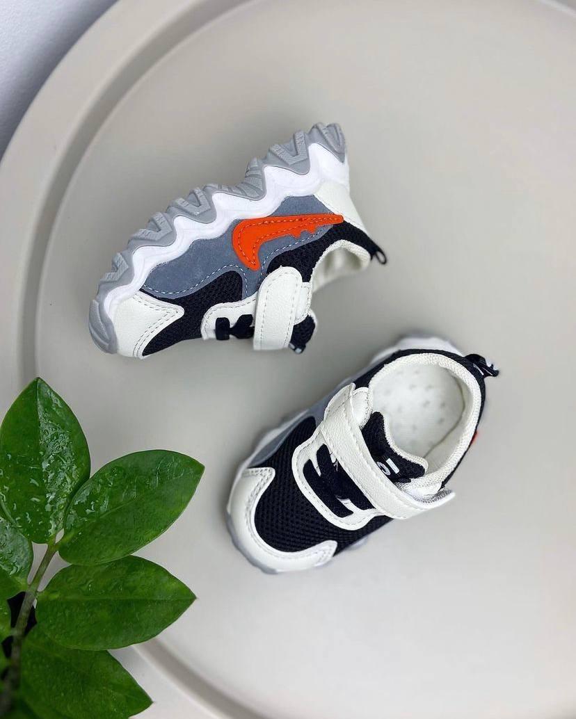 Кроссовки детские р. 19 Черный (317) Кроссовки детские р. 19 Черный (317)