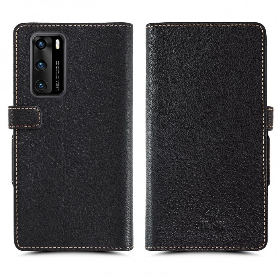 Чехол книжка Stenk Wallet для Huawei P40 Черный (65732)