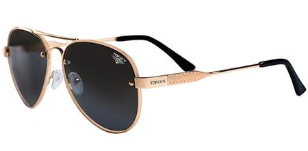 Окуляри Top Gun Polarized Aviator "Rivet" Gold (TGS1701G) - фото 4