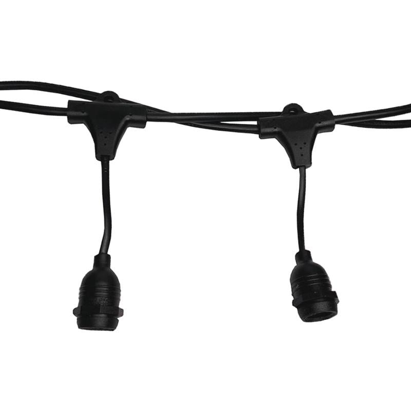 Гирлянда уличная ретро Premium+ Дроп Лайт Е14 5 м 10 патронов IP65 влагозащищенная - фото 2 Гирлянда уличная ретро Premium+ Дроп Лайт Е14 5 м 10 патронов IP65 влагозащищенная - фото 2