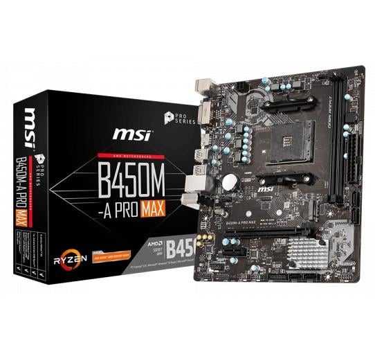 Материнська плата MSI B450M-A PRO MAX (12773790) - фото 4