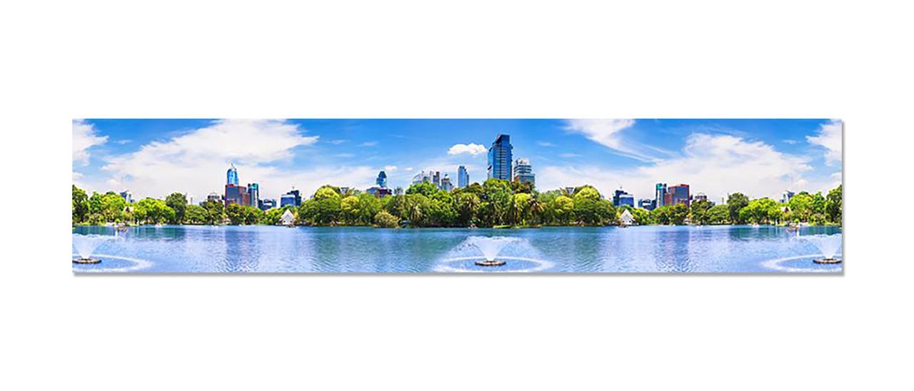 Наклейка виниловая на кухню Zatarga Городской фонтан 600х3000 мм (1289776185)