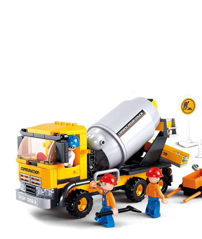 Конструктор Sluban M38-B0550 Бетономішалка Місто 296 дет. (6903317503698)