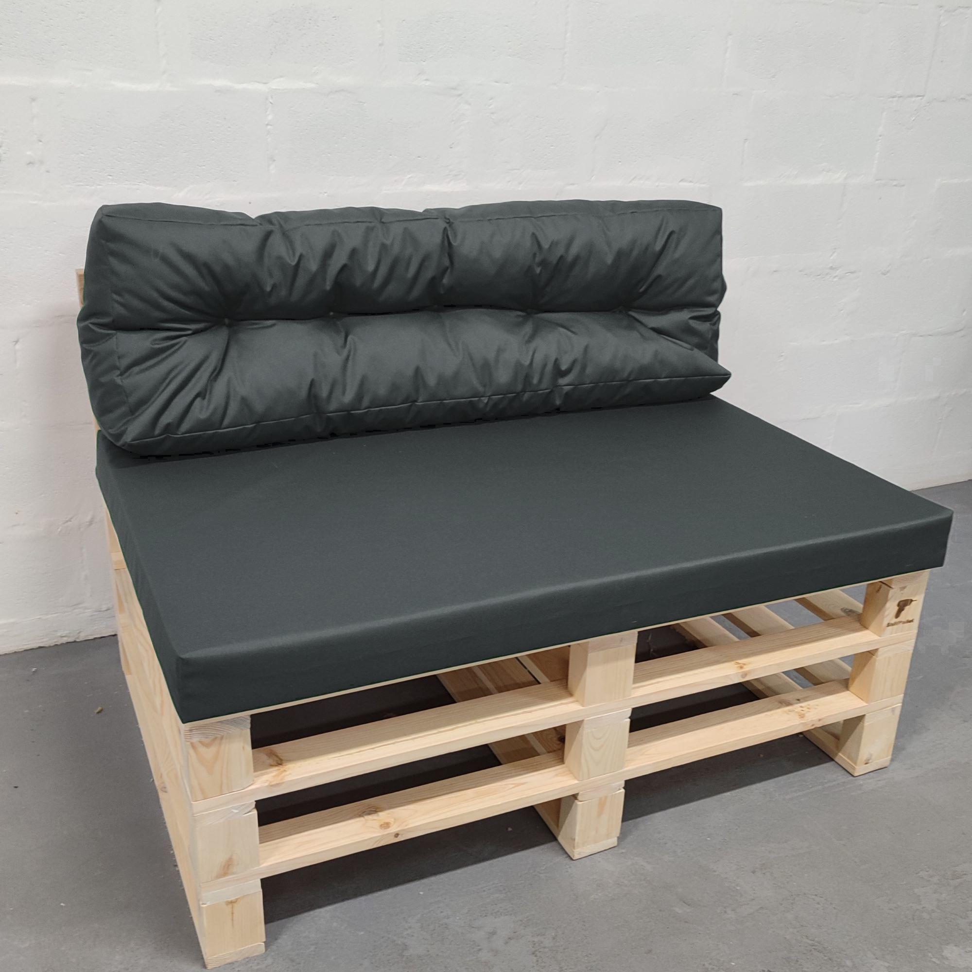 Комплект водовідштовхувальних подушок для палет-дивану eGarden оксфорд 120x80x10/120x45x12 см Сірий (5707) Комплект водовідштовхувальних подушок для палет-дивану eGarden оксфорд 120x80x10/120x45x12 см Сірий (5707)