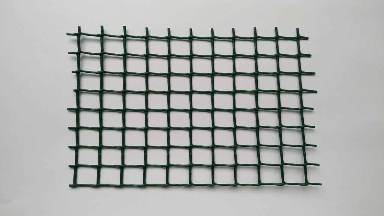 Сетка декоративная 1,0х20 м ячейка 13х13 мм Темно-зеленый