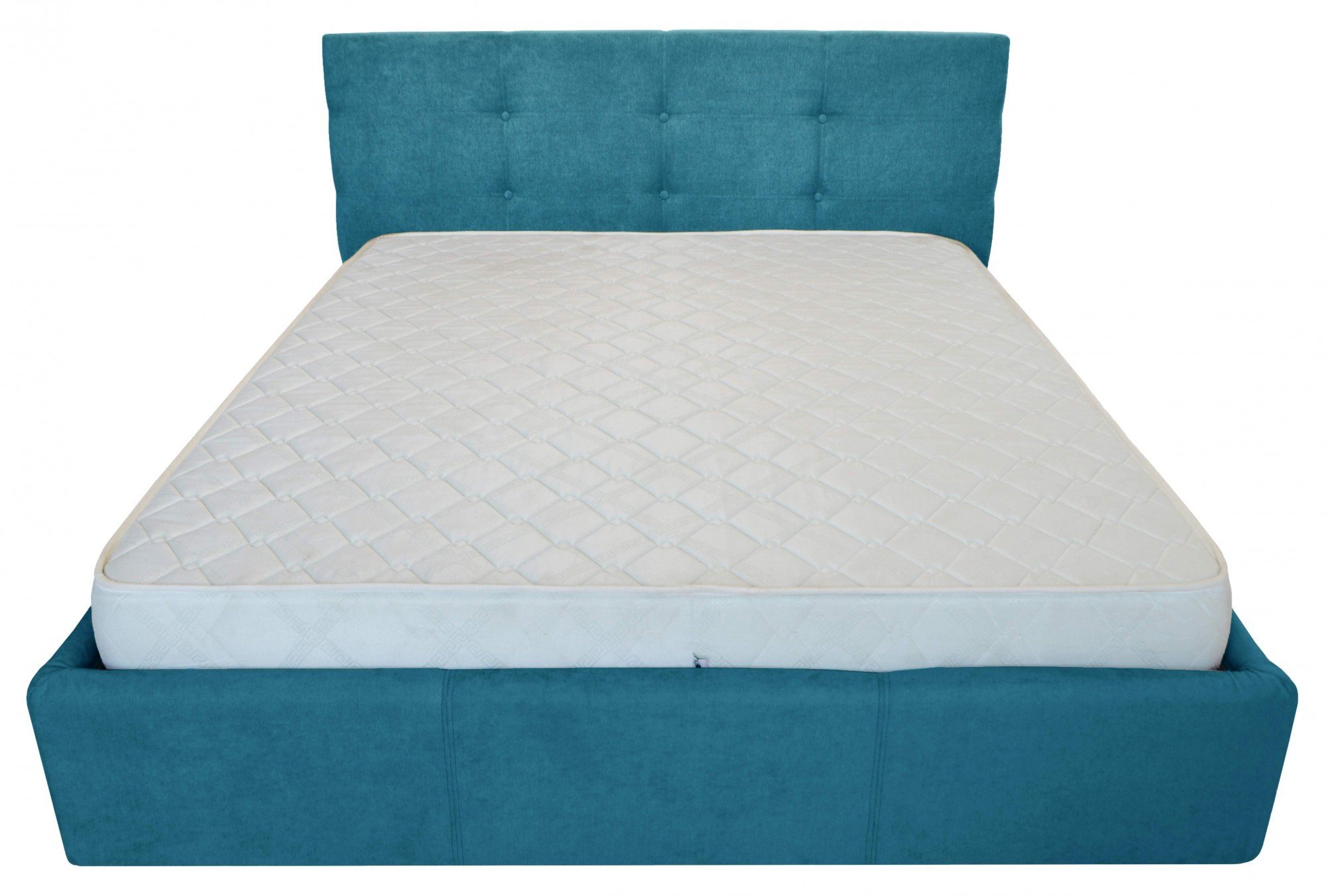 Кровать с подъемным механизмом Manchester Comfort 120х200 см Голубой - фото 2