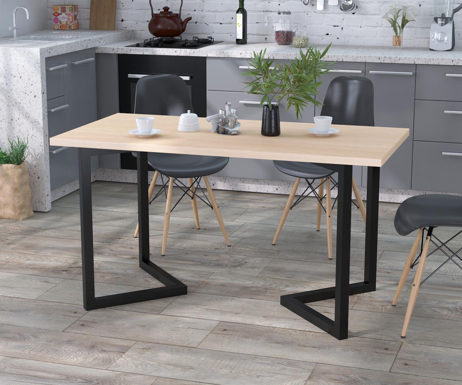 Стіл обідній Loft design Відлуння Дуб Борас