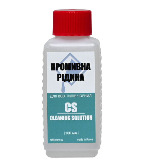 Промивна рідина Cleaning Solution для всіх типів чорнила 100 мл (X-1172)