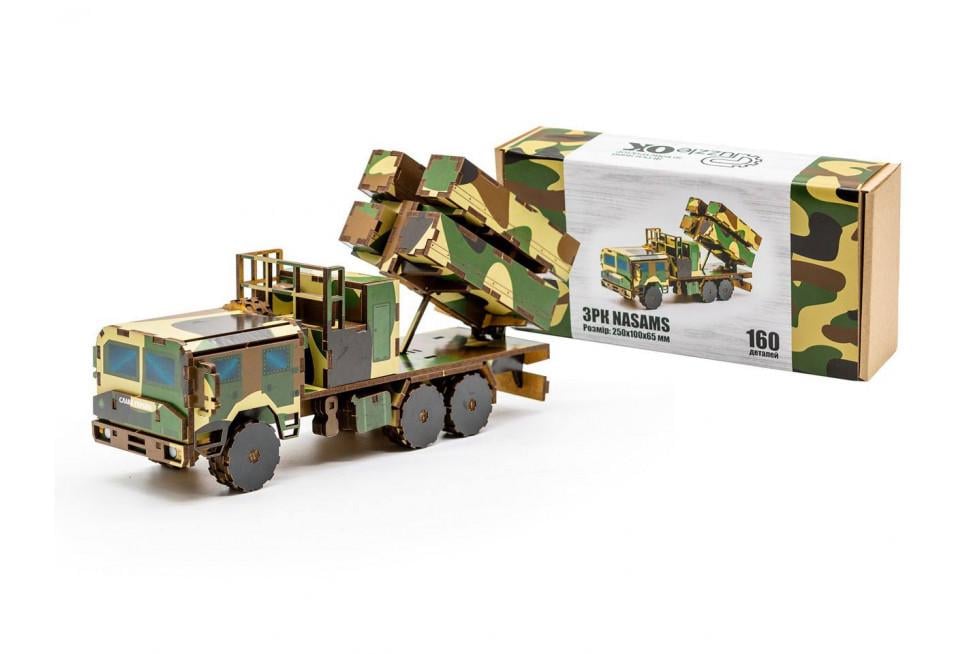 Пазл 3D из дерева механический PuzzleOK Nasams 160 деталей
