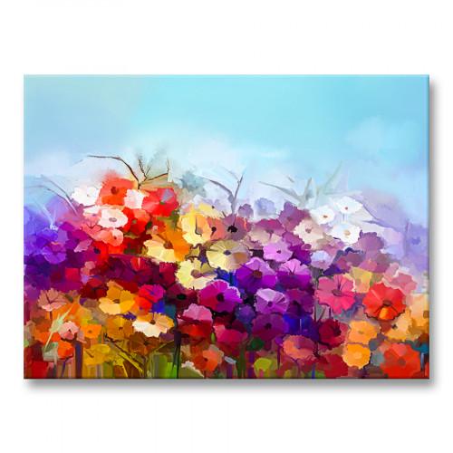Картина Поле цветов 45x60 см (P0512)
