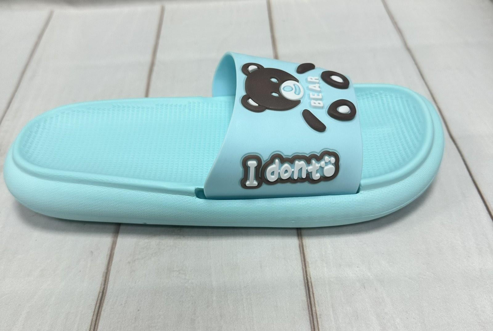 Шлепанцы детские luck Line bear р. 34 22,5 см Голубой (18209458)