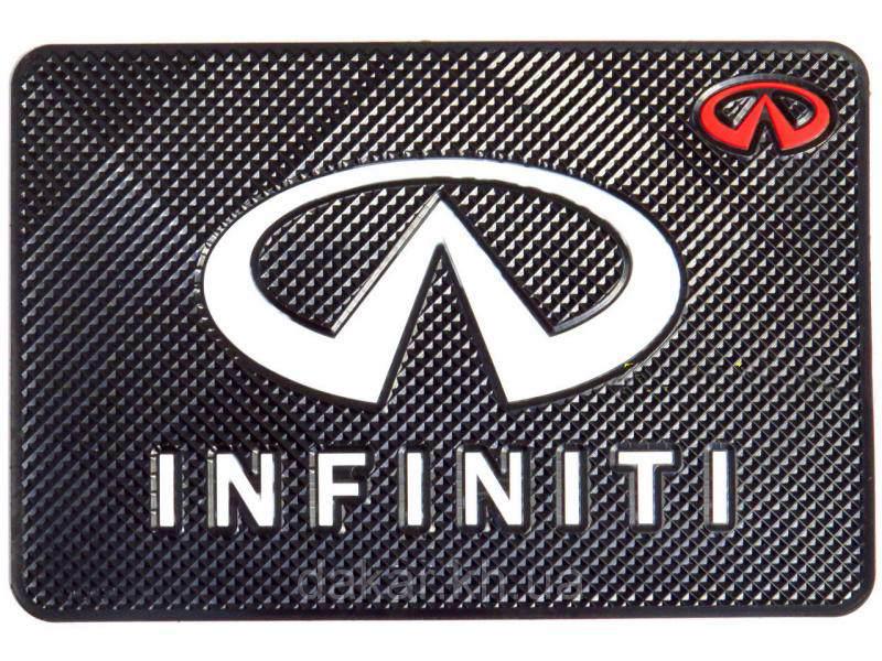 Килимок на торпеду антиковзаючий Infiniti 200x130 мм 2120 (274656)