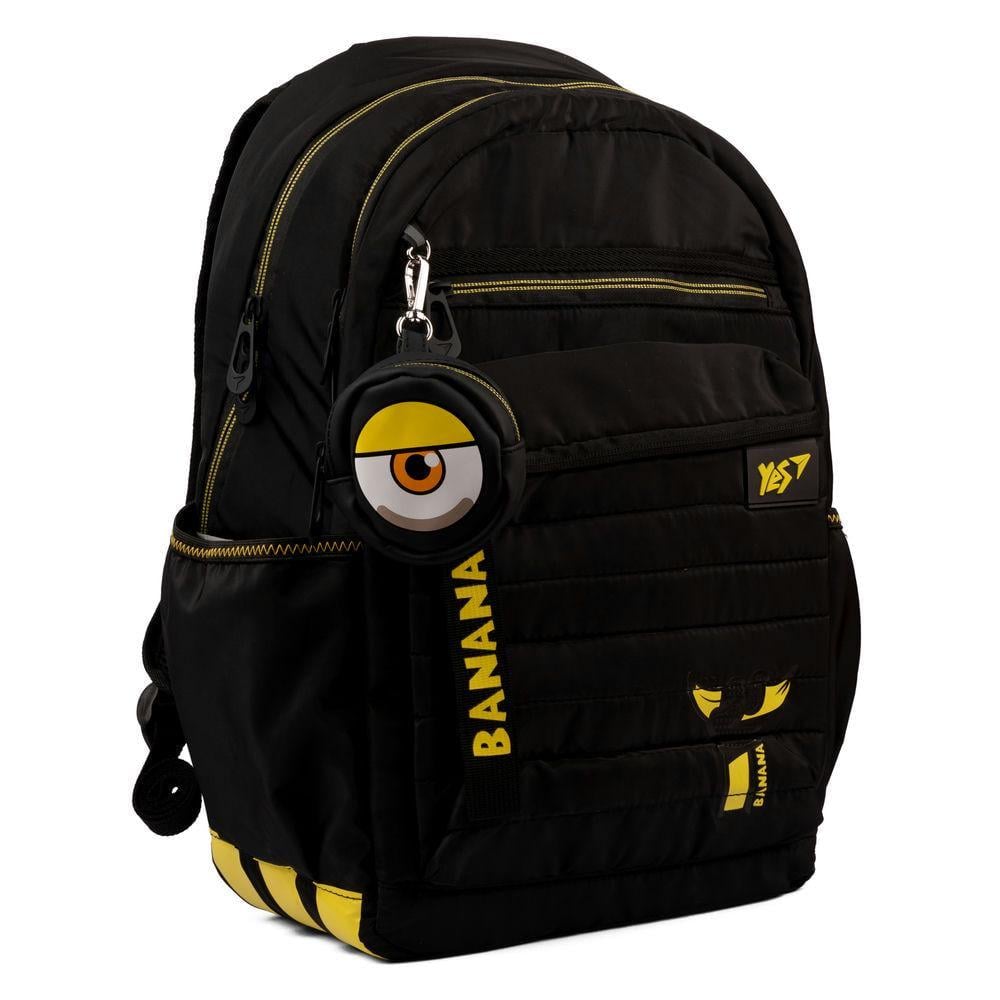 Рюкзак шкільний YES Minions 44x29x16 см 20 л Чорний (559462)