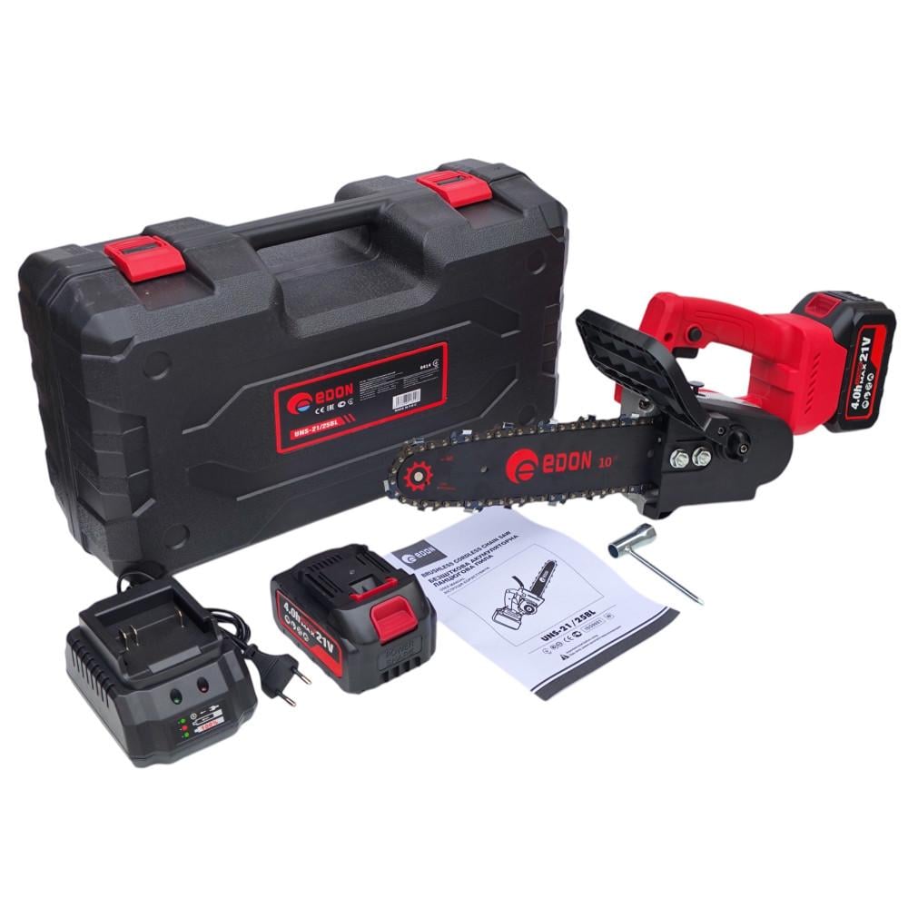 Пила цепная аккумуляторная Edon UNS-21/25BL (29919083)