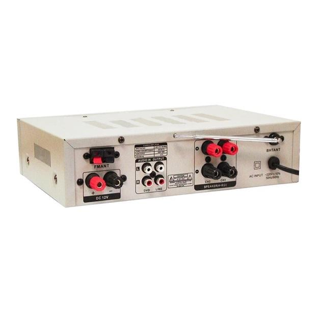 Підсилювач потужності звуку UKC AMP 313 двоканальний Bluetooth 4,0 Grey (607794) - фото 3 Підсилювач потужності звуку UKC AMP 313 двоканальний Bluetooth 4,0 Grey (607794) - фото 3