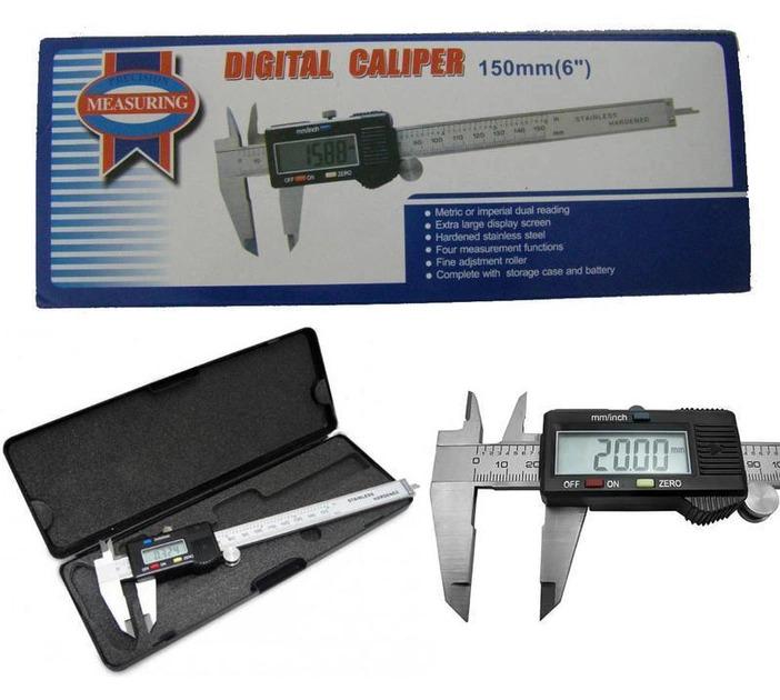 Штангенциркуль электронный Digital caliper 150 мм с LCD дисплеем (18546256) - фото 4