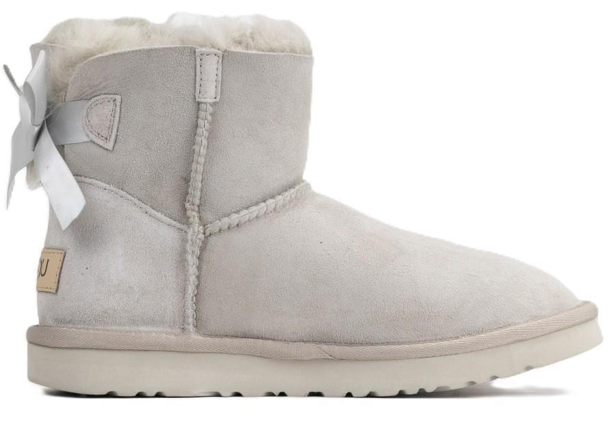 Уггі жіночі UGG Mini Bailey II Bow Beige р. 37 Бежевий (28562)