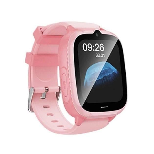 Смарт-годинник дитячий під сім карту Hoco Y106 4G LTE з GPS та функцією відео дзвінка Рожевий (31801036)