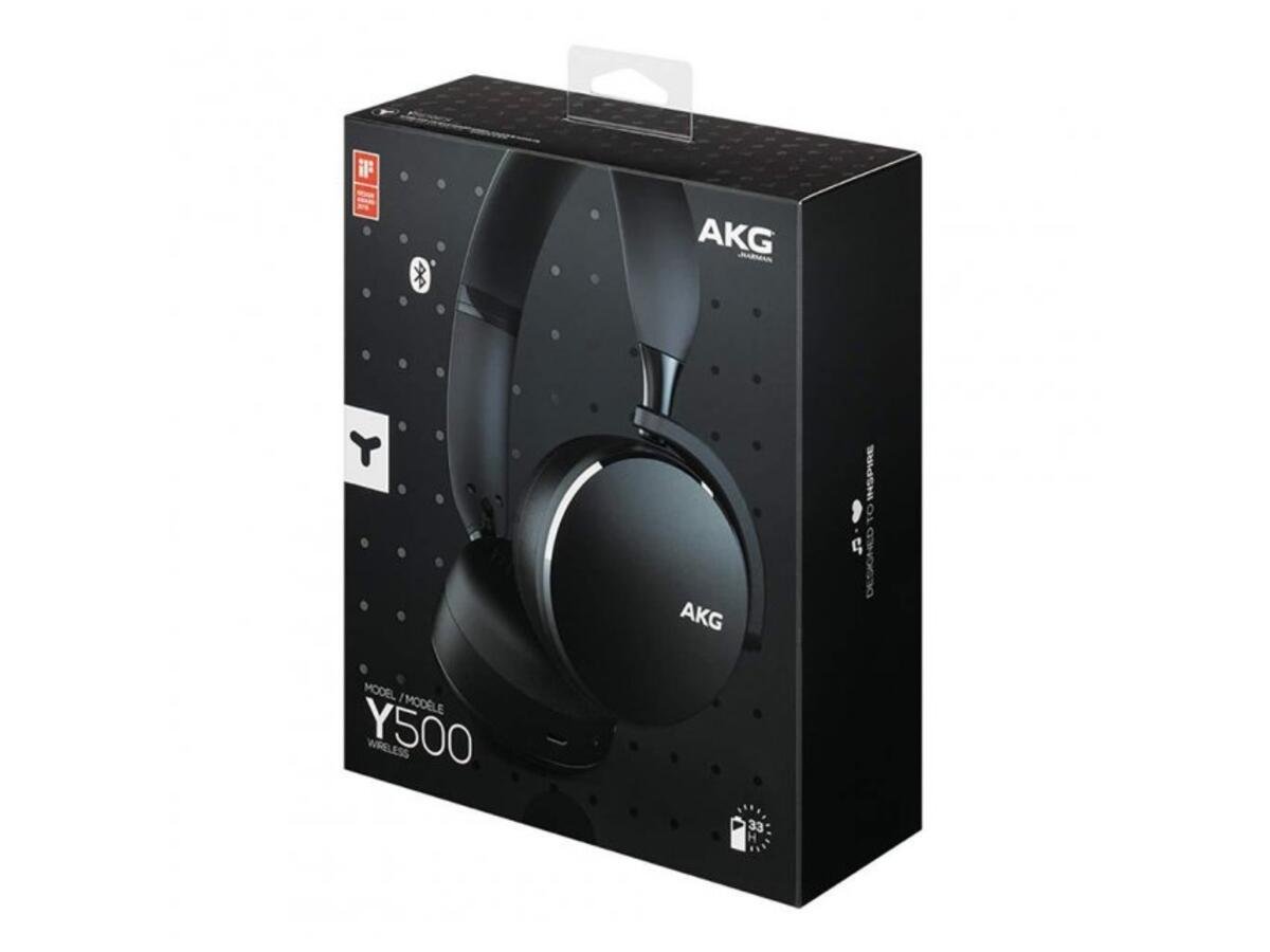 Навушники з мікрофоном AKG Y500 Black (AKGY500BLK) - фото 5