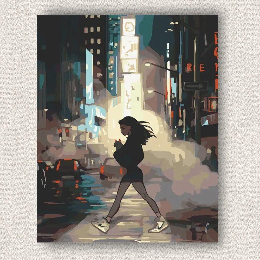 Картина по номерам ART CRAFT ПРОГУЛКА В НЬЮ-ЙОРКЕ 40х50 см