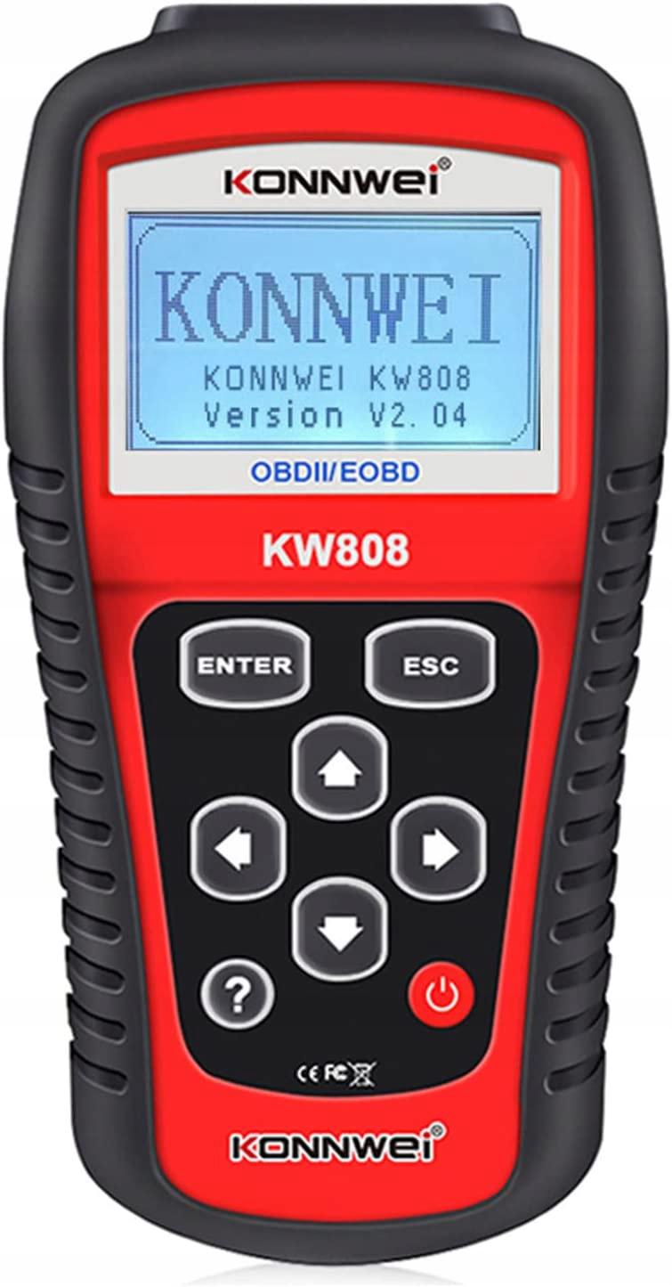 Автосканер диагностический Konnwei KW808 OBDII/EOBD (НФ-00007039) - фото 9