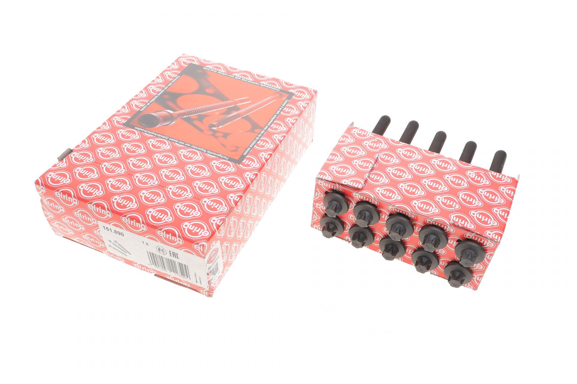 Болты головки ELRING Renault Kangoo 1,6 16V 01- M10x1,5x117 10 шт. (151,890)