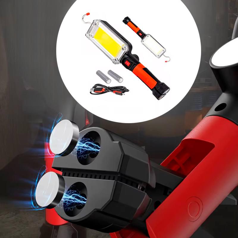 Фонарь аккумуляторный WOW ZJ-8859 COB с магнитом и крючком для подвешивания для СТО - фото 7 Фонарь аккумуляторный WOW ZJ-8859 COB с магнитом и крючком для подвешивания для СТО - фото 7