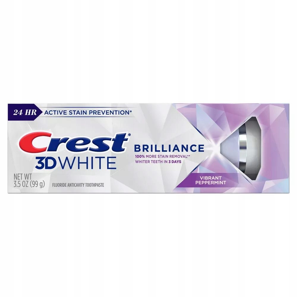 Зубная паста Crest 3D White Brilliance Vibrant Peppermint Whitening Toothpaste 99 г (030772053751)