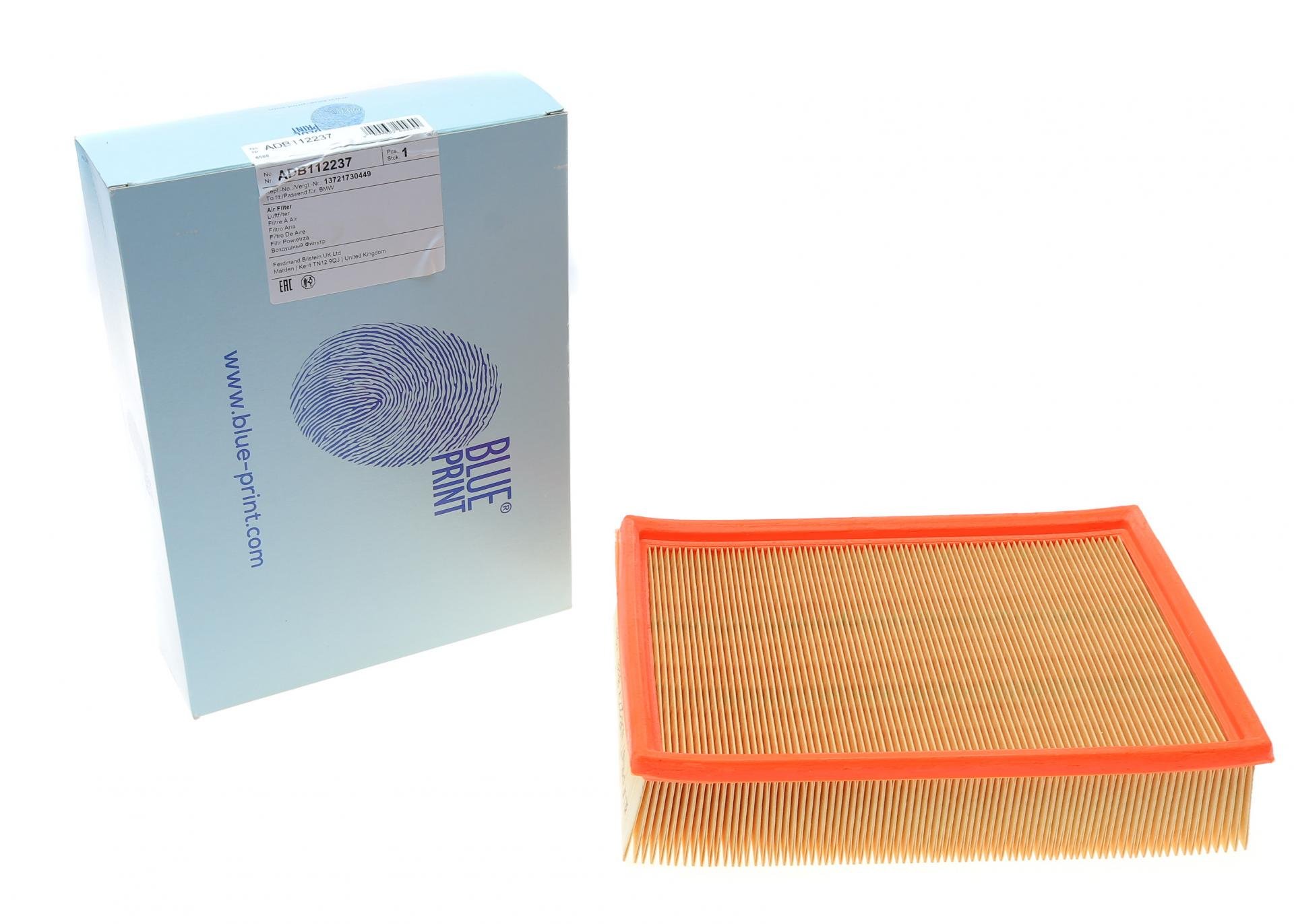 Фильтр воздушный BLUE PRINT для BMW 3 E36/46/5 E39/X3 90-07 (ADB112237)