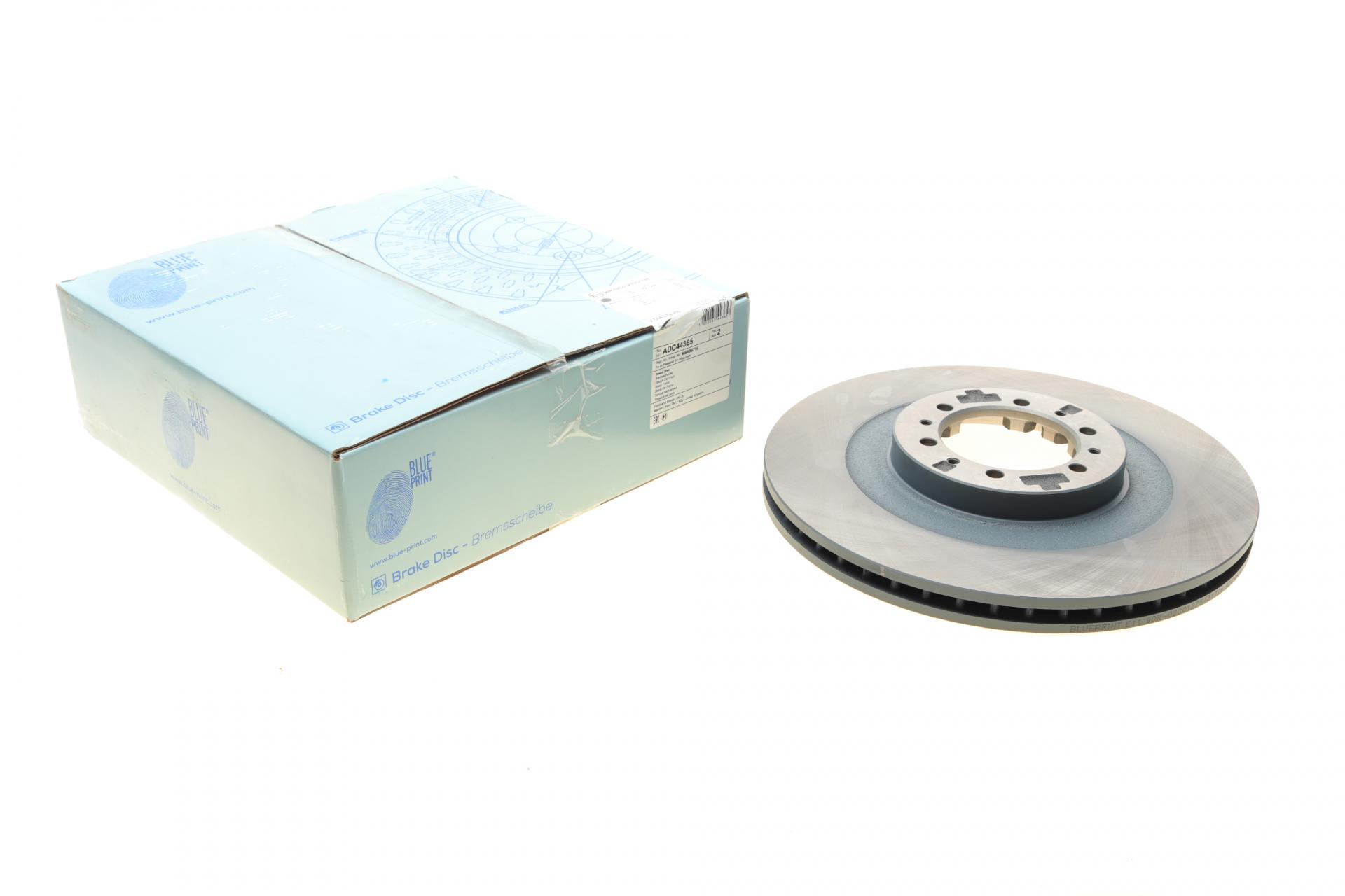 Диск тормозной передний BLUE PRINT для Mitsubishi Pajero/L200 96-314x24 мм (ADC44365)