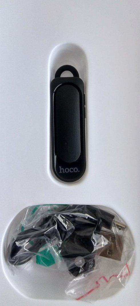 Bluetooth-гарнитура Hoco E23 Marvellous Черный (4826690) - фото 2