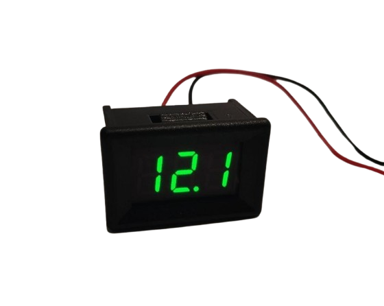 Вольтметр в корпусе 0,36'' DC 4,5-30V с зелеными цифрами (4539)