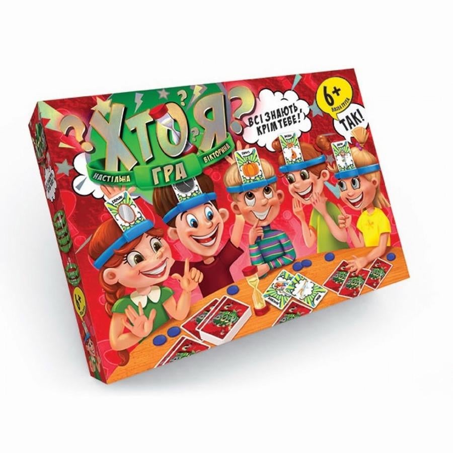Настільна гра Danko Toys ХТО Я? велика (621437963)