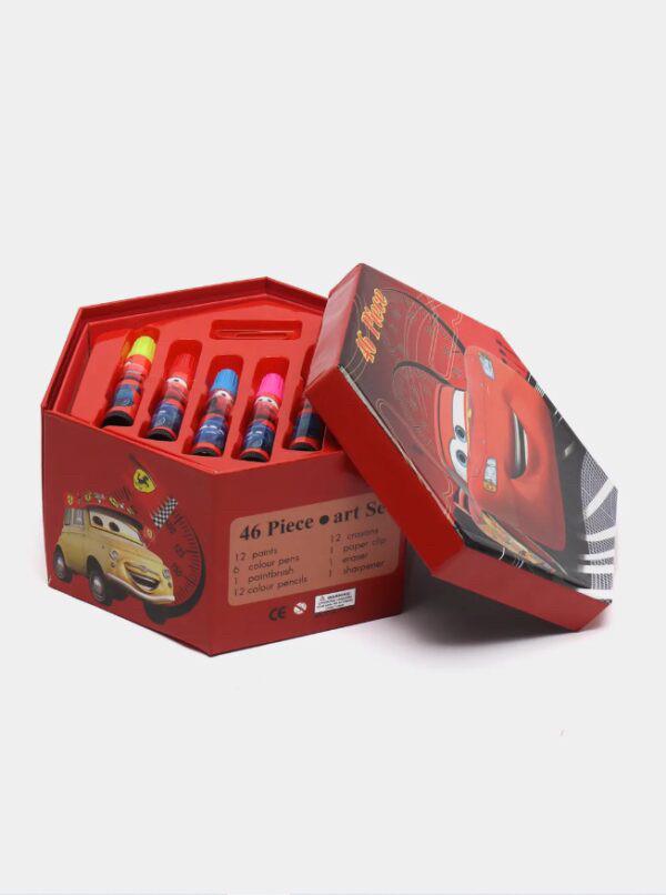 Набор для рисования и детского творчества Молния Маквин Тачки в боксе 46 предметов - фото 5 Набор для рисования и детского творчества Молния Маквин Тачки в боксе 46 предметов - фото 5