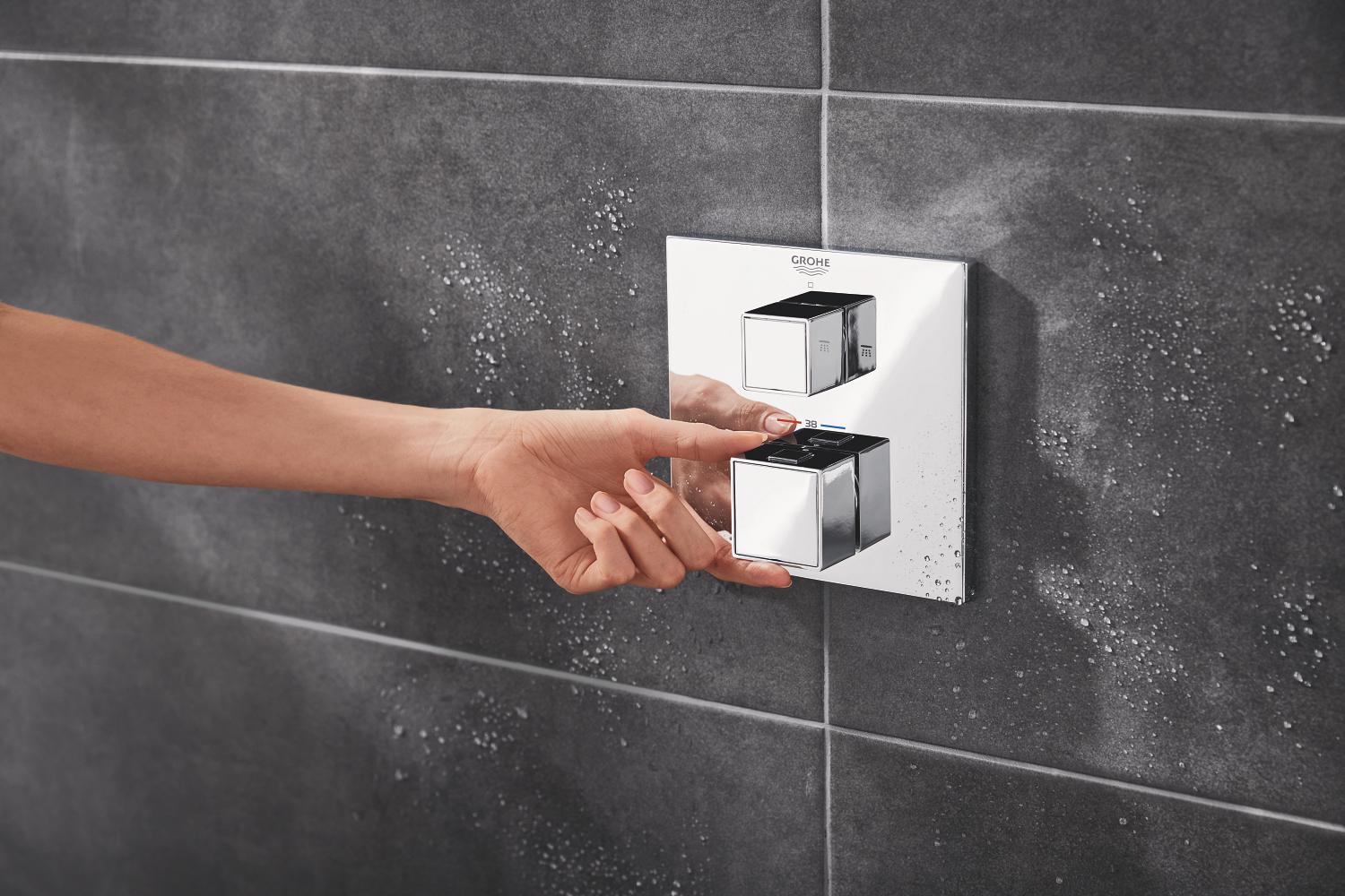 Душова система Grohe Grohtherm Cube прихованого монтажу (34868000) - фото 3 Душова система Grohe Grohtherm Cube прихованого монтажу (34868000) - фото 3