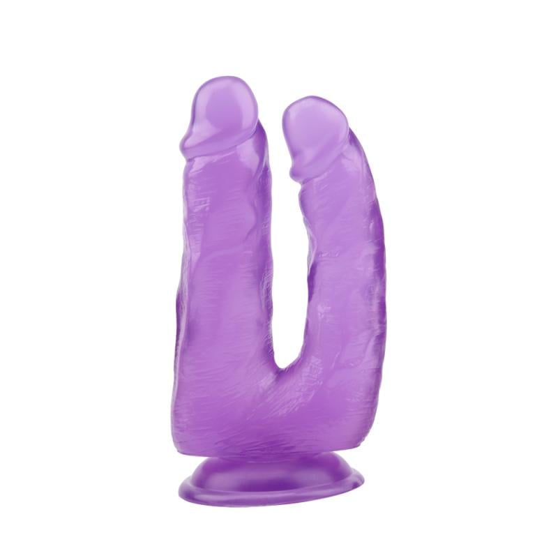 Фаллоимитатор двойной Dildo 6,3" Фиолетовый (31874325) Фаллоимитатор двойной Dildo 6,3" Фиолетовый (31874325)